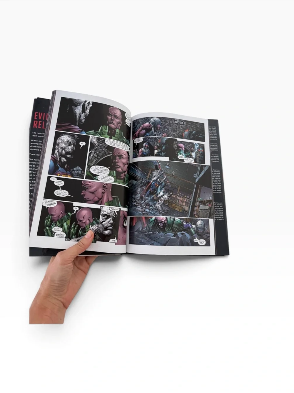 Forever Evil Graphic Novel - Black Cover, Full-Color Interior
